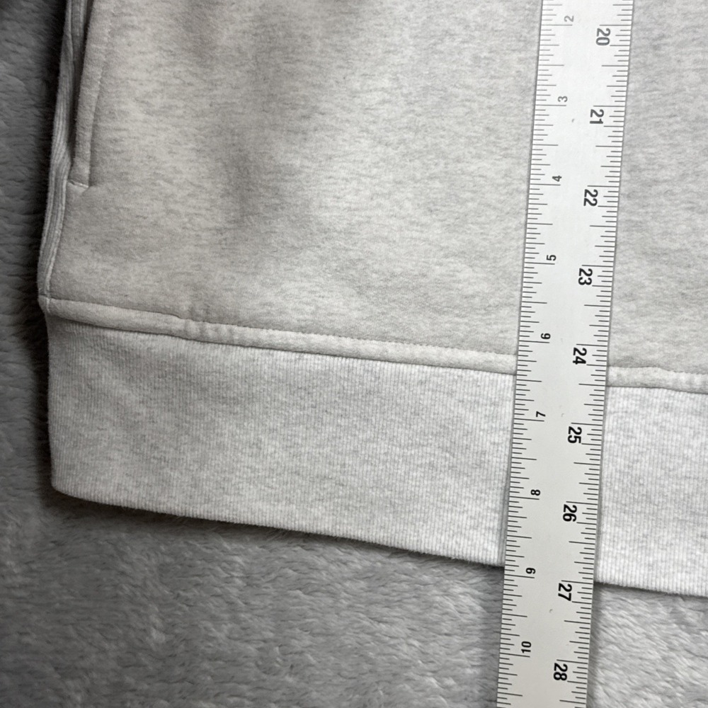 Athleta Forever Fleece 1/4 Zip Pullover Women‎ XL Gray Oversized Athlesiure - Picture 4 of 10